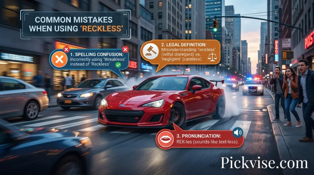 Common Mistakes When Using Reckless