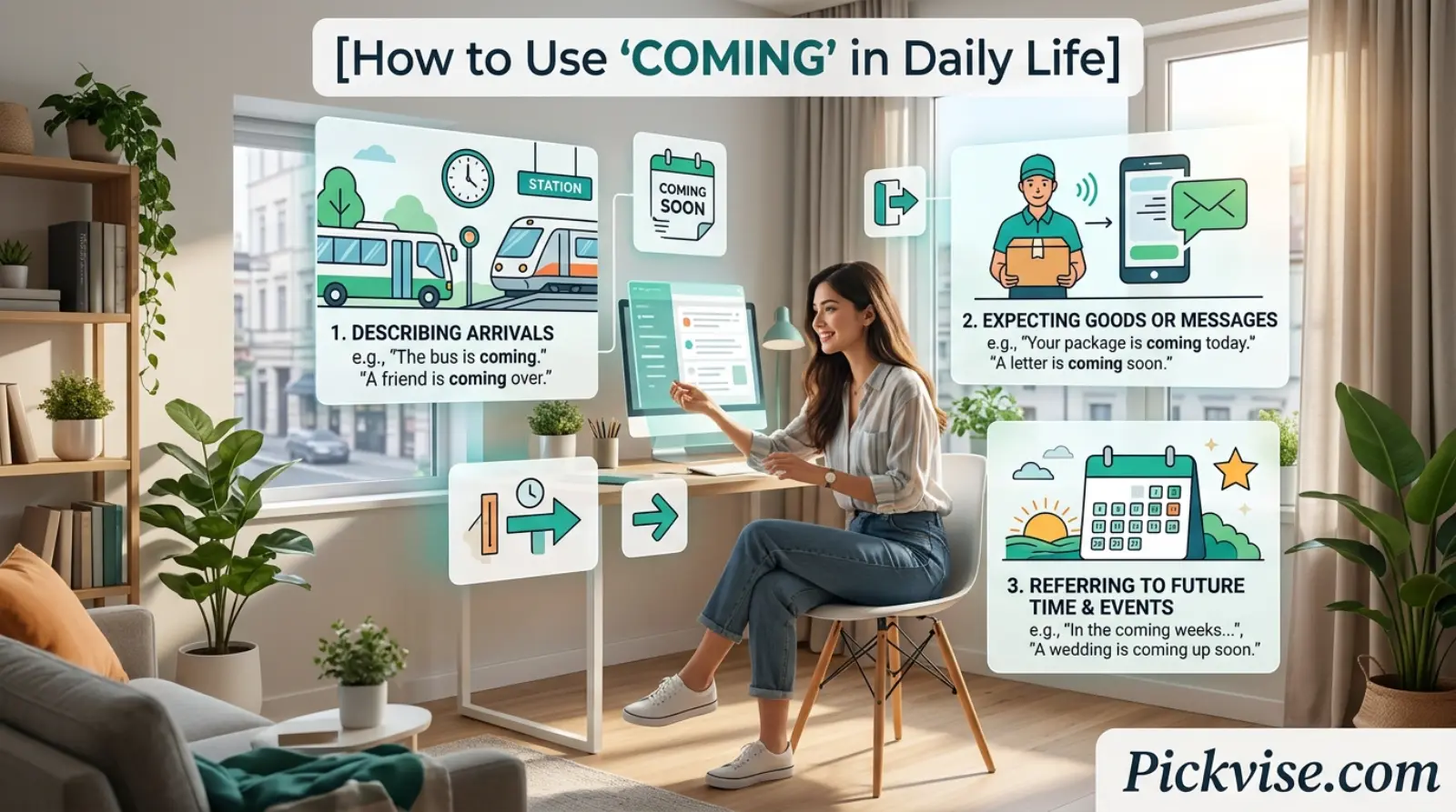How to Use Coming in Daily Life