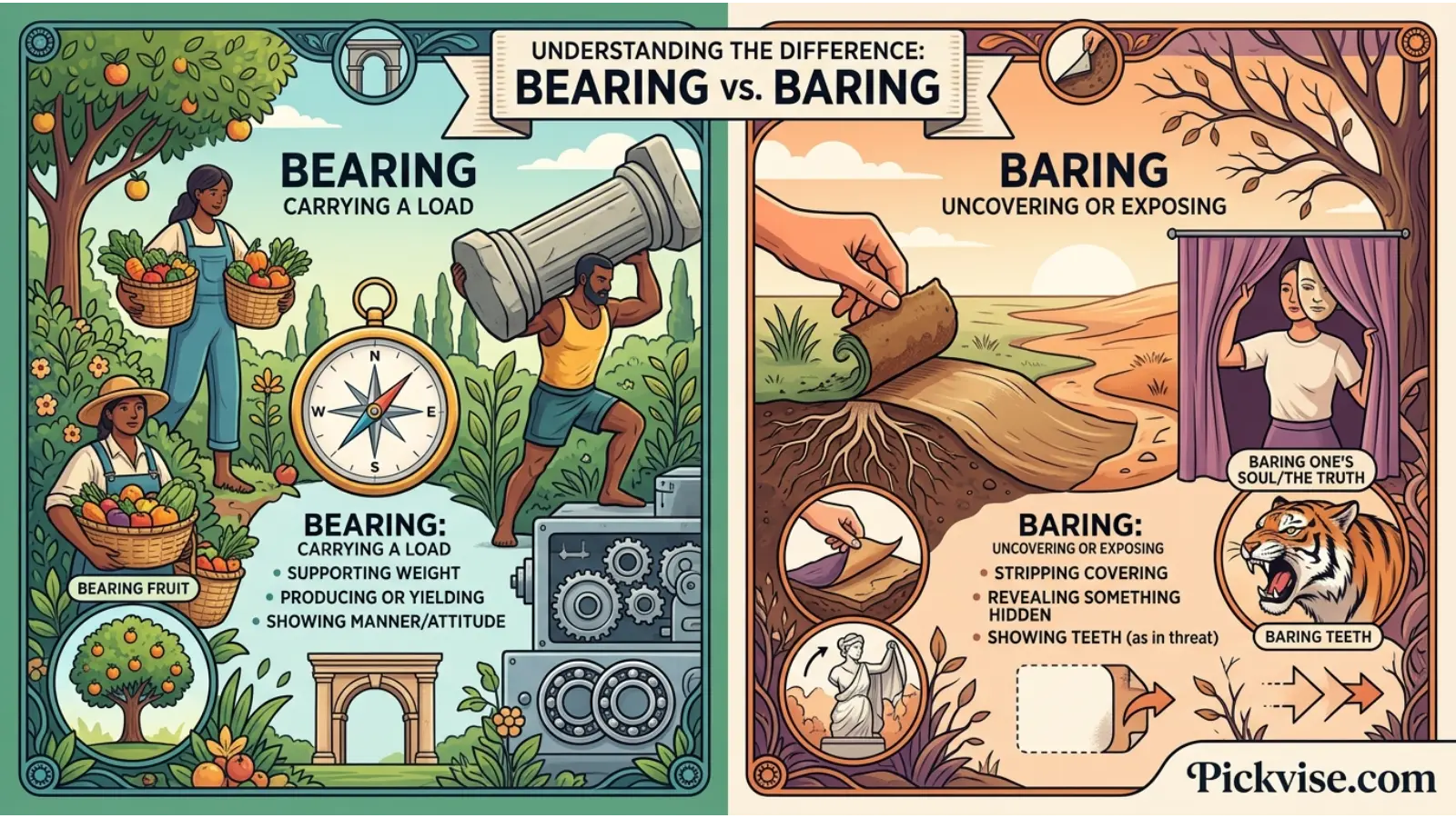 Bearing or Baring