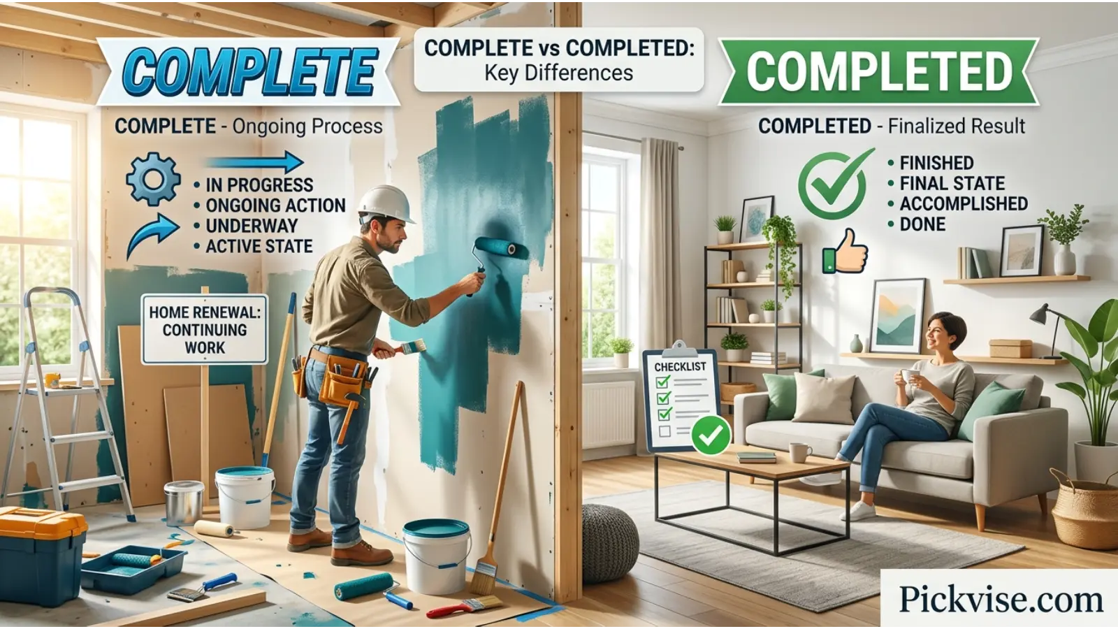 Complete or Completed: Key Difference