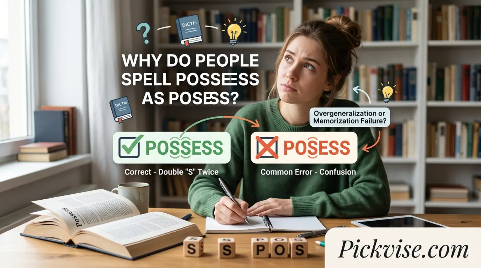 Why Do People Spell Possess as Posess?