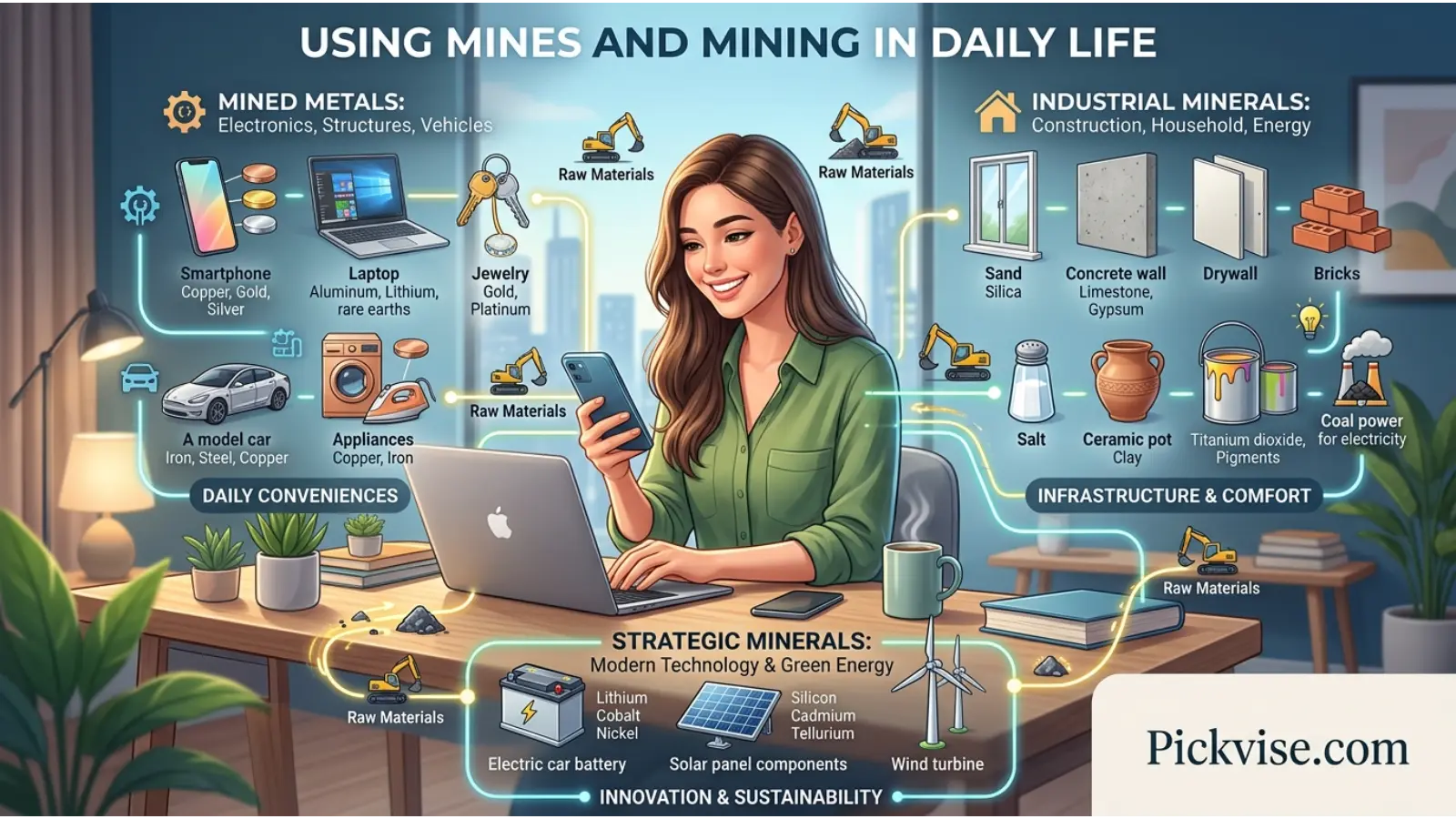 Using Mine and Mines in Daily Life