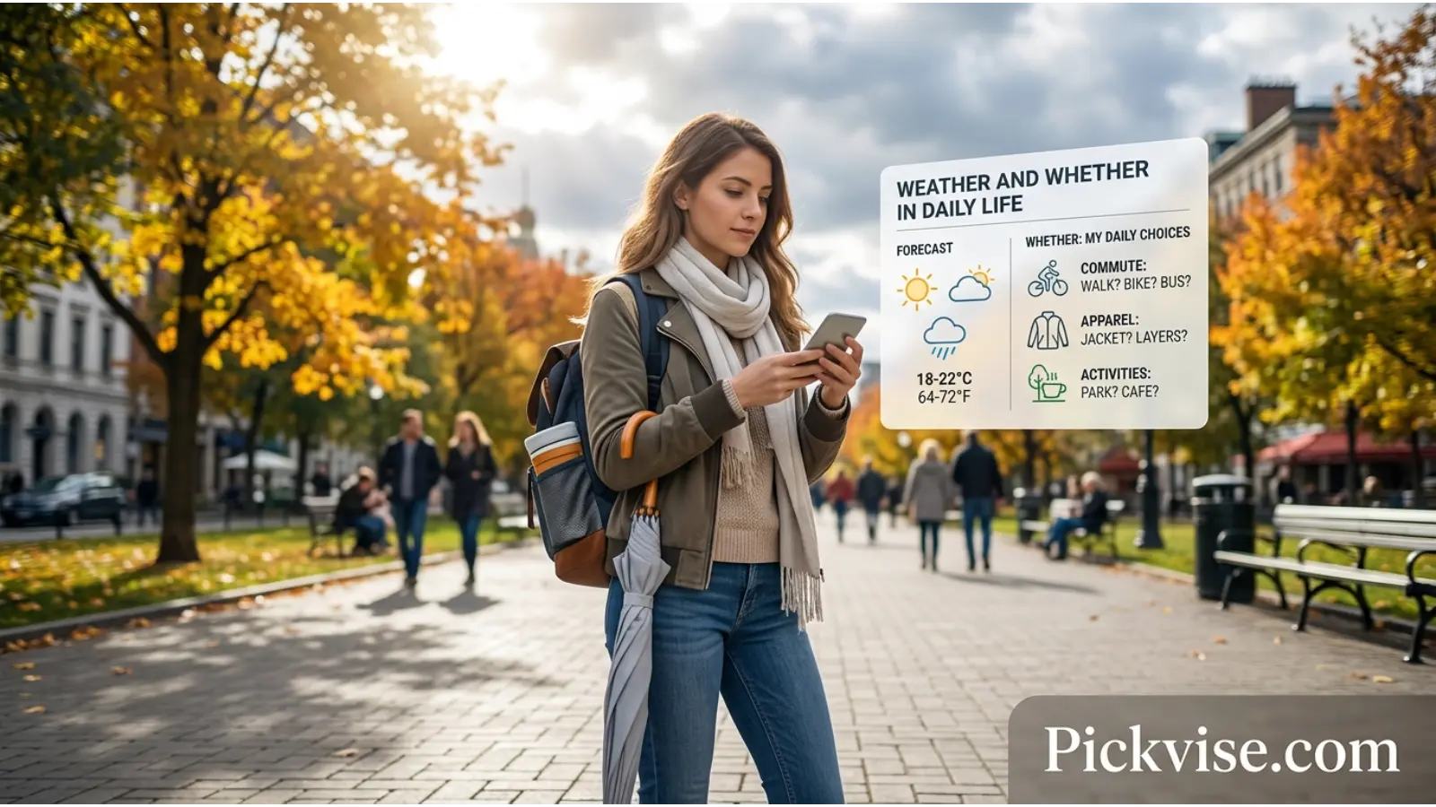 Weather and Whether in Daily Life