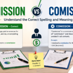 Commission or Comission