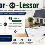 Leasor or Lessor