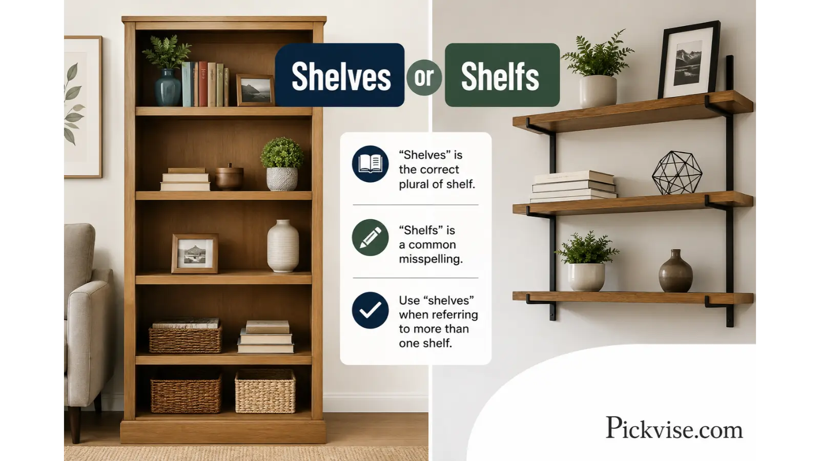 Shelves or Shelfs