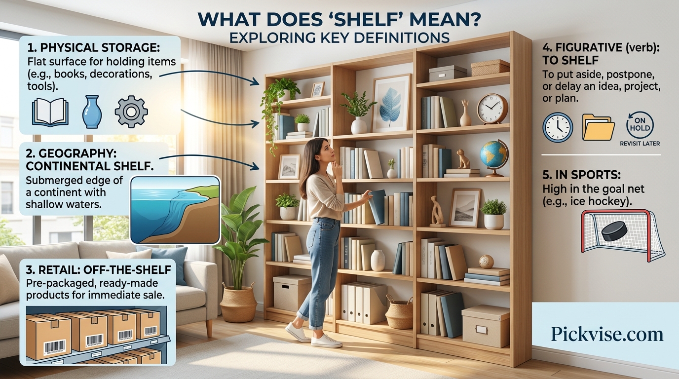 What Does Shelf Mean?