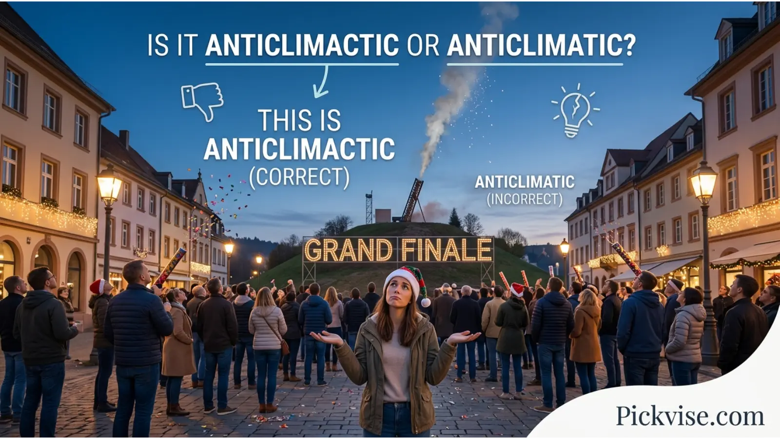 Correct Spelling: Anticlimactic or Anticlimatic?