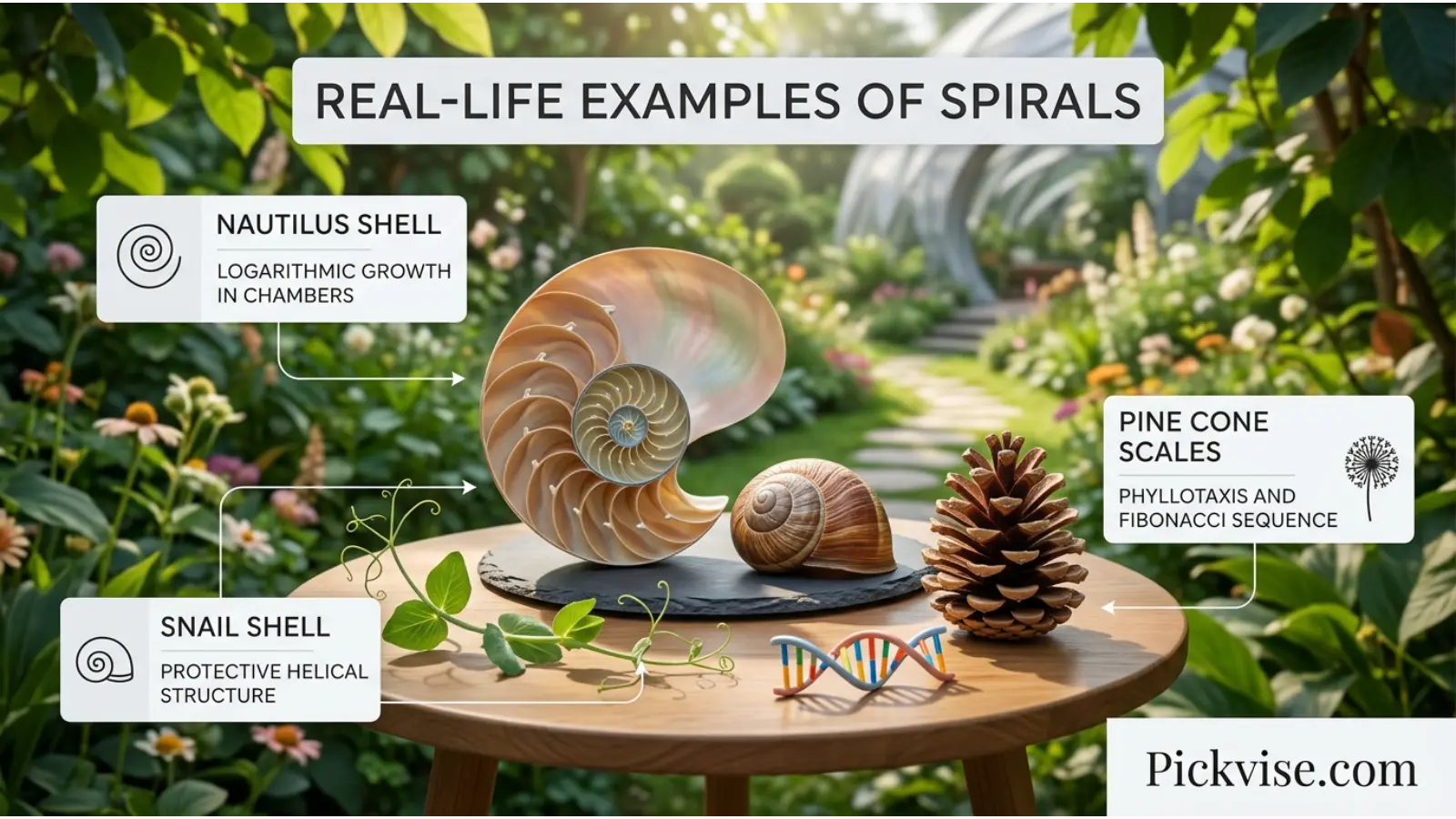 Real-Life Examples of Spiralled and Spiraled