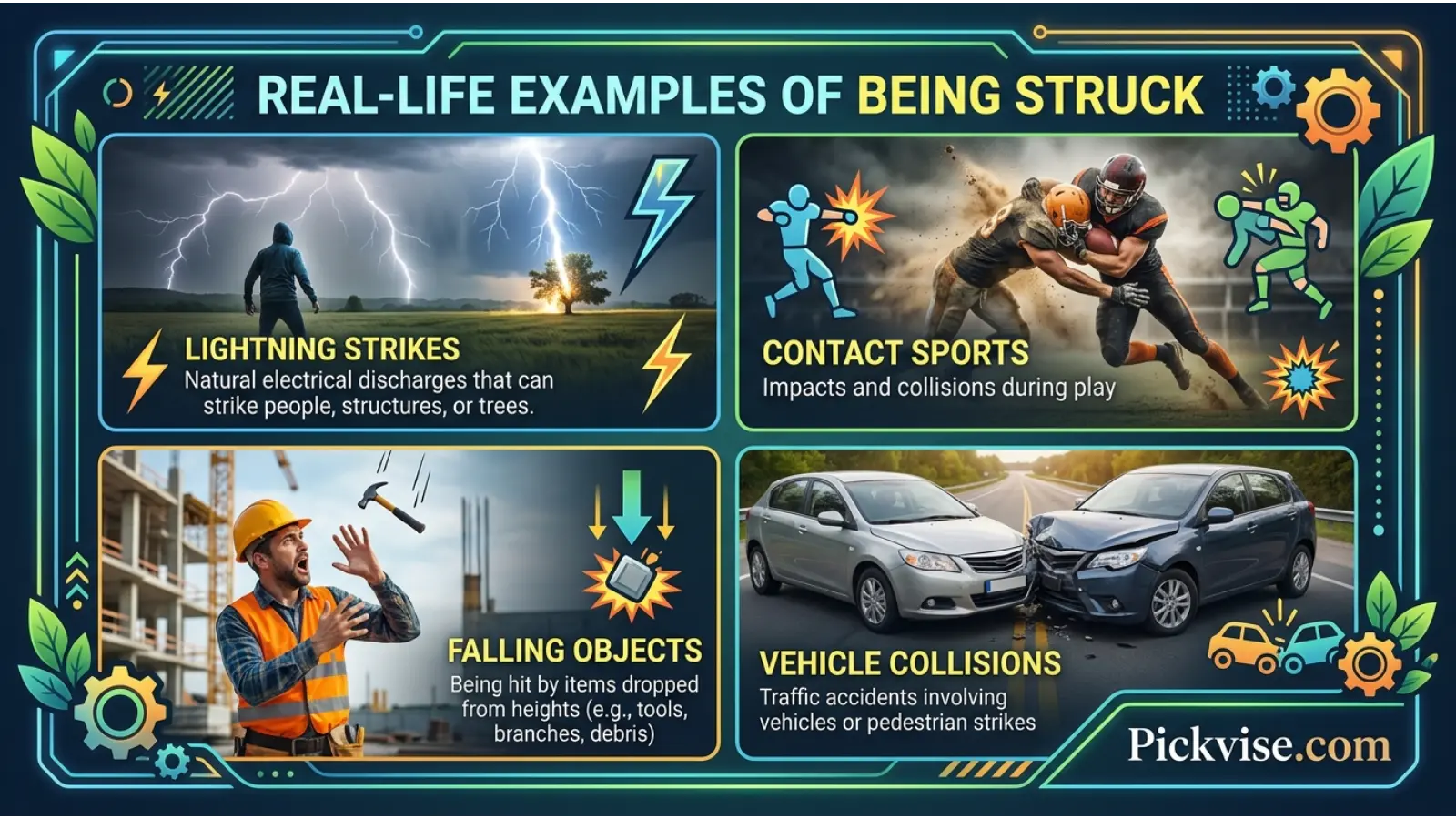 Examples of "Struck" in Real Life