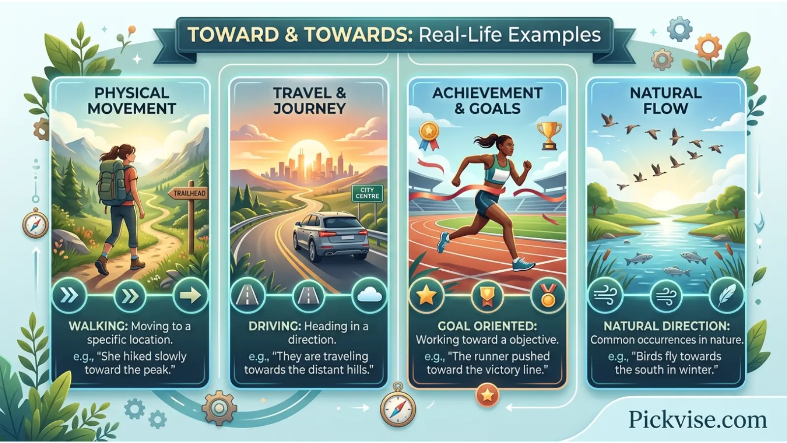Real-Life Examples of Toward and Towards