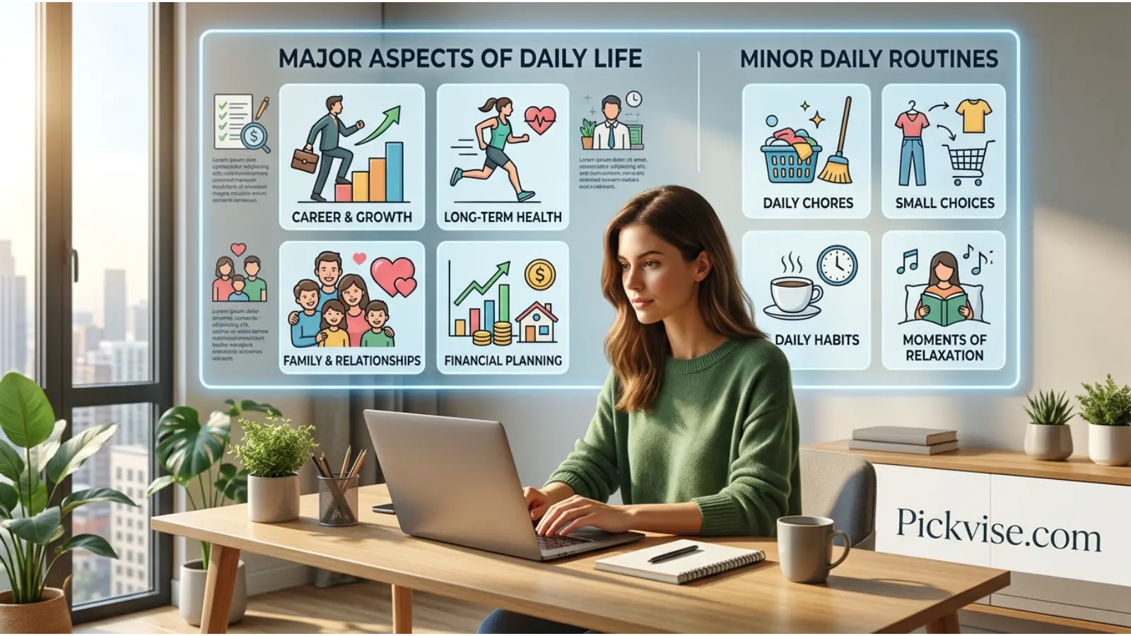 Major and Minor in Daily Life
