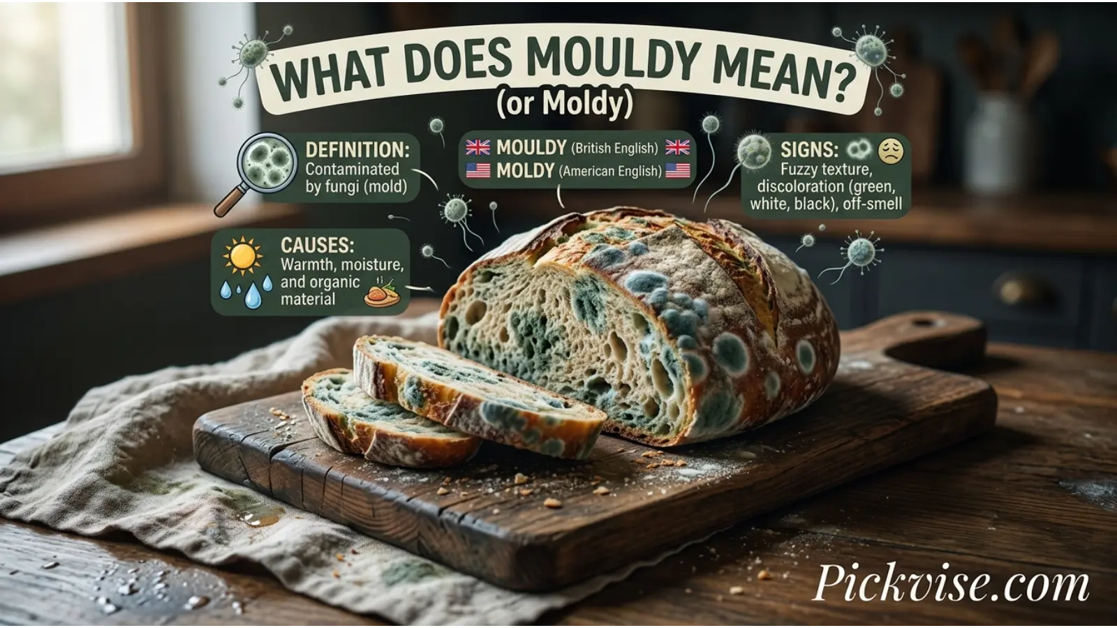 What Does Mouldy or Moldy Mean?