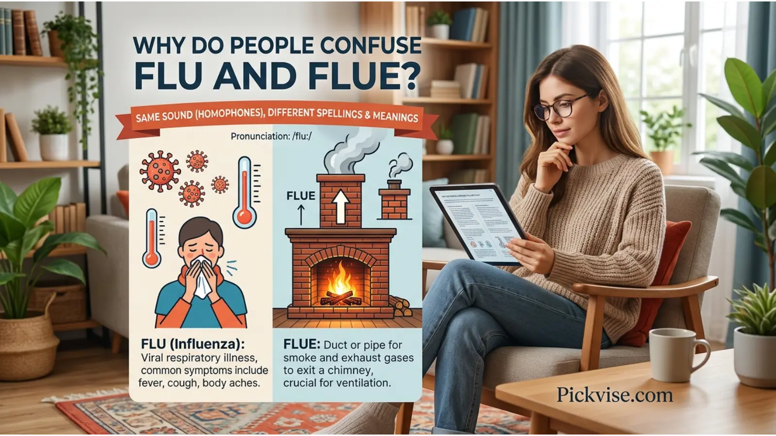 Why Do People Confuse Flu and Flue?