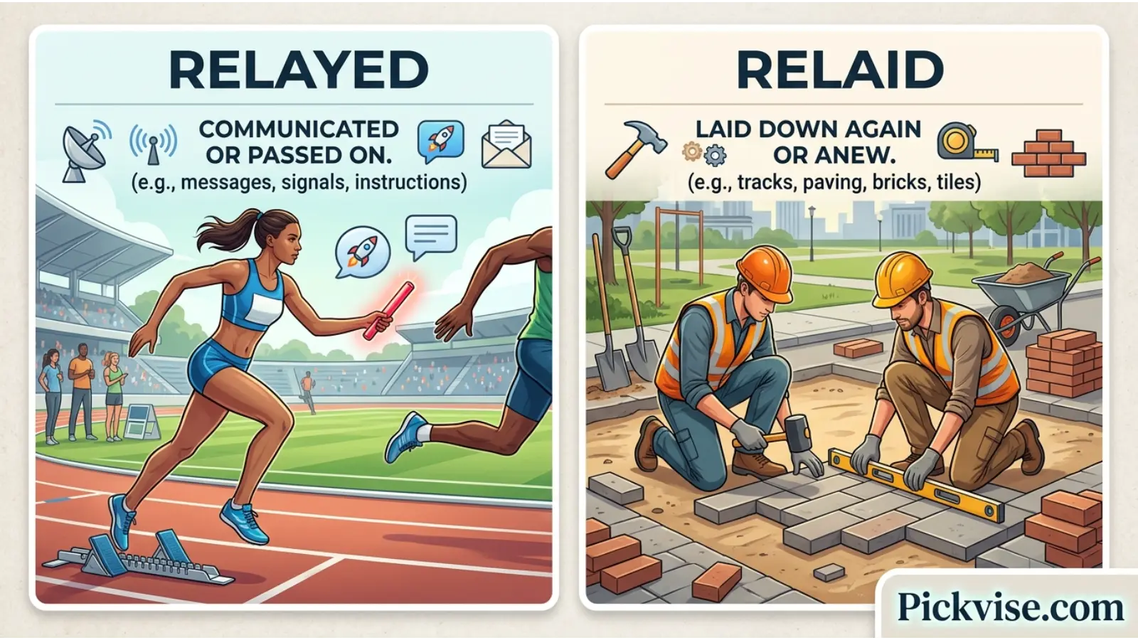 Relayed vs Relaid: Simple Explanation